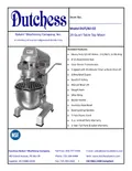 resources of Spec Sheet