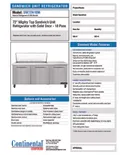 resources of Spec Sheet