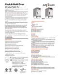 resources of Spec Sheet