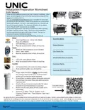 resources of Installation Worksheet