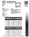resources of Spec Sheet