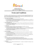resources of Terms & Conditions