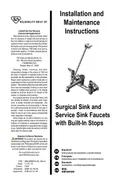 resources of Installation And Maintenance Instructions