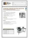 resources of Spec Sheet