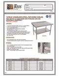 resources of Spec Sheet