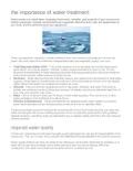 resources of Water Treatment Selection Guide