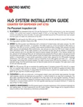 resources of Pre-Installation Instructions
