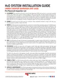 resources of Pre-Installation Instructions
