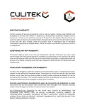 resources of Warranty Cooking