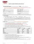 resources of Pre-Installation Survey
