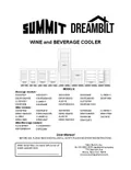 resources of Wine & Beverage Cooler User Manual