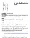 resources of ASSEMBLY INSTRUCTIONS