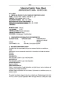resources of R600a Material Safety DataSheet