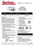 resources of Spec Sheet