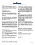 resources of Warranty