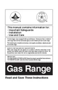 resources of Gas Ranges Cooktops Wall Ovens Use Care