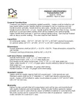 resources of Spec Sheet