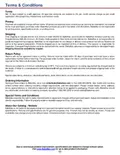 resources of Terms & Conditions