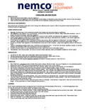 resources of Instruction Manual
