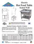 resources of Spec Sheet