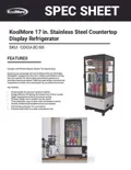resources of Spec Sheet