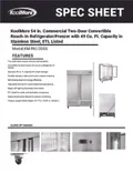 resources of Spec Sheet