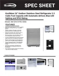 resources of Spec Sheet