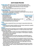 resources of Sales Policies