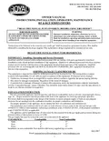 resources of Owner's Manual