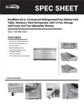 resources of Spec Sheet