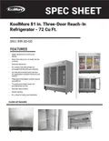 resources of Spec Sheet