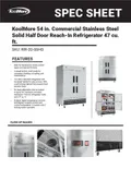 resources of Spec Sheet
