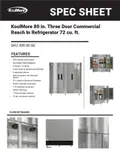 resources of Spec Sheet