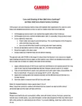 resources of Care & Maintenance