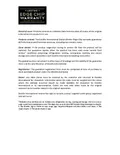 resources of Warranty
