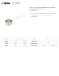 resources of Spec Sheet