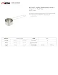 resources of Spec Sheet