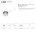 resources of Spec Sheet