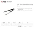 resources of Spec Sheet