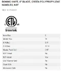 resources of Spec Sheet