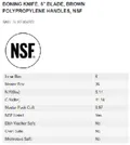 resources of Spec Sheet