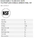 resources of Spec Sheet