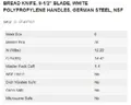 resources of Spec Sheet