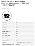 resources of Spec Sheet