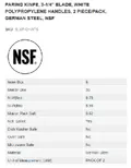 resources of Spec Sheet