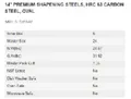 resources of Spec Sheet