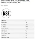 resources of Spec Sheet