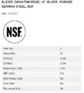 resources of Spec Sheet