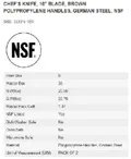 resources of Spec Sheet
