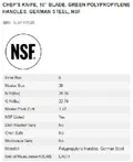 resources of Spec Sheet